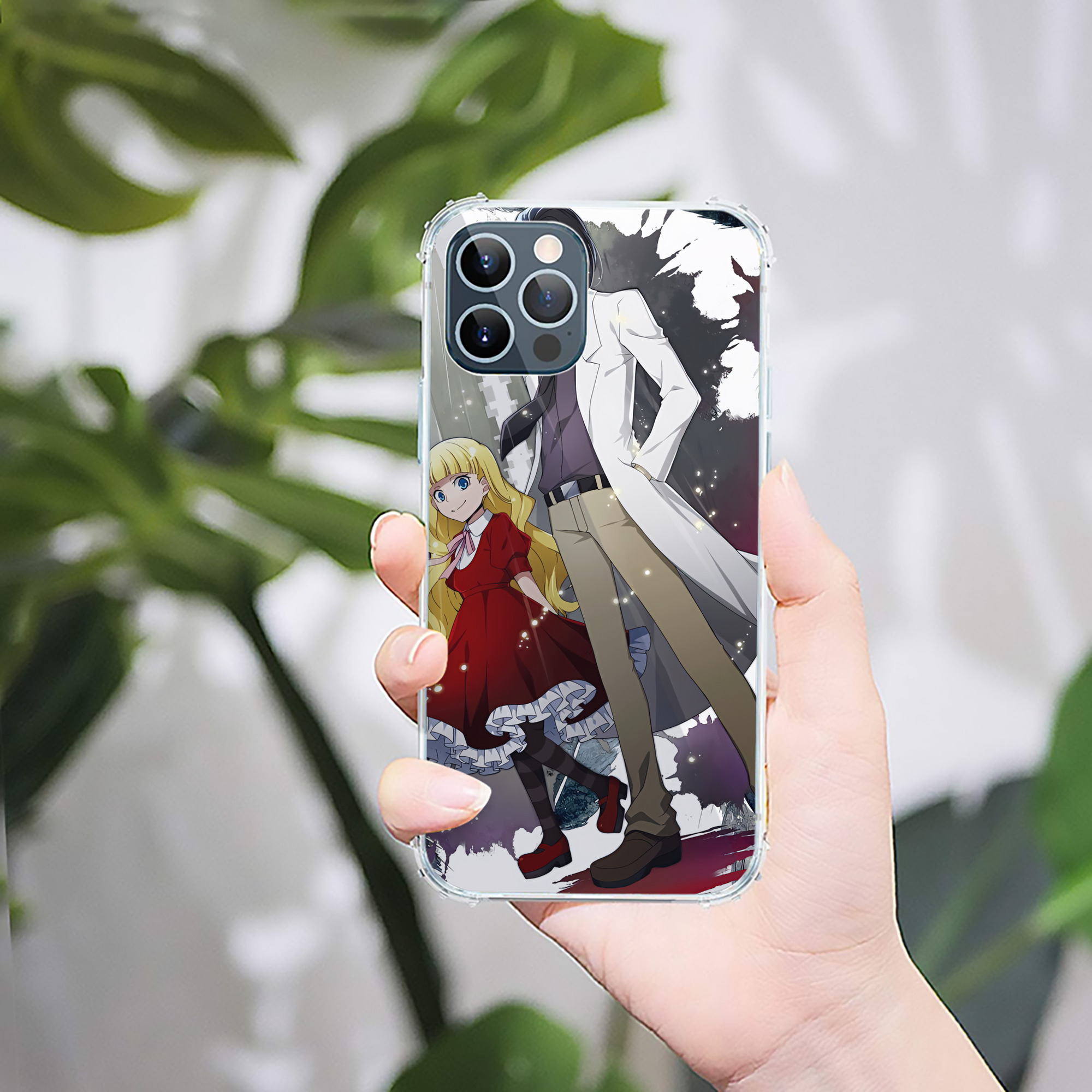 （画像用） 文豪ストレイドッグス Bungo Stray Dogs 【iPhone 12シリーズ対応】透明スマホケース（クリアソフトケース）